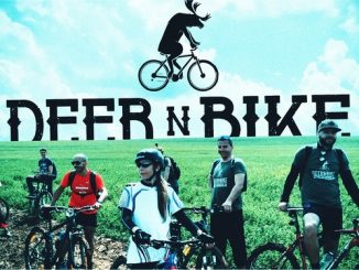 bike and deer