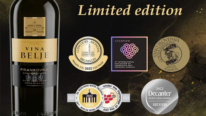 Vina Belje premium frankovka 2012 limited edition