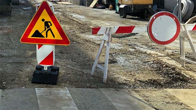 Radovi na cesti